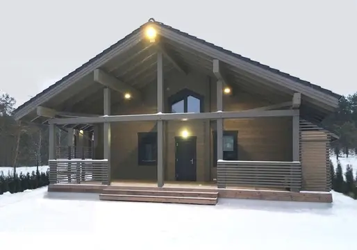 Houten huis project "Foret noire"