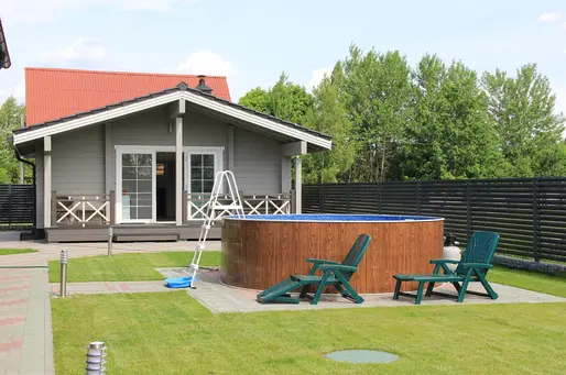 Massief houten huis project "Solaris"