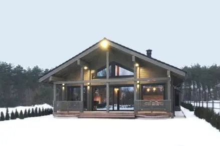 Houten huis project "Foret noire"