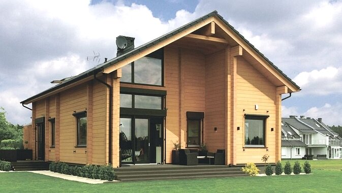 Massief houten huis projeсt club de golf