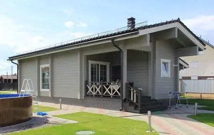 Massief houten huis project "Solaris"