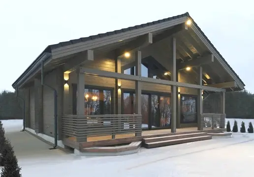 Houten huis project "Foret noire"