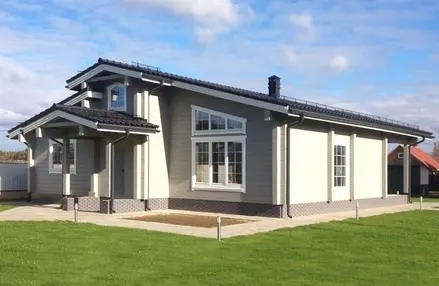 Massief houten huis project "Solaris"