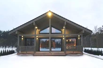Houten huis project "Foret noire"