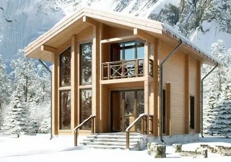 Massief houten chalet project "Til"